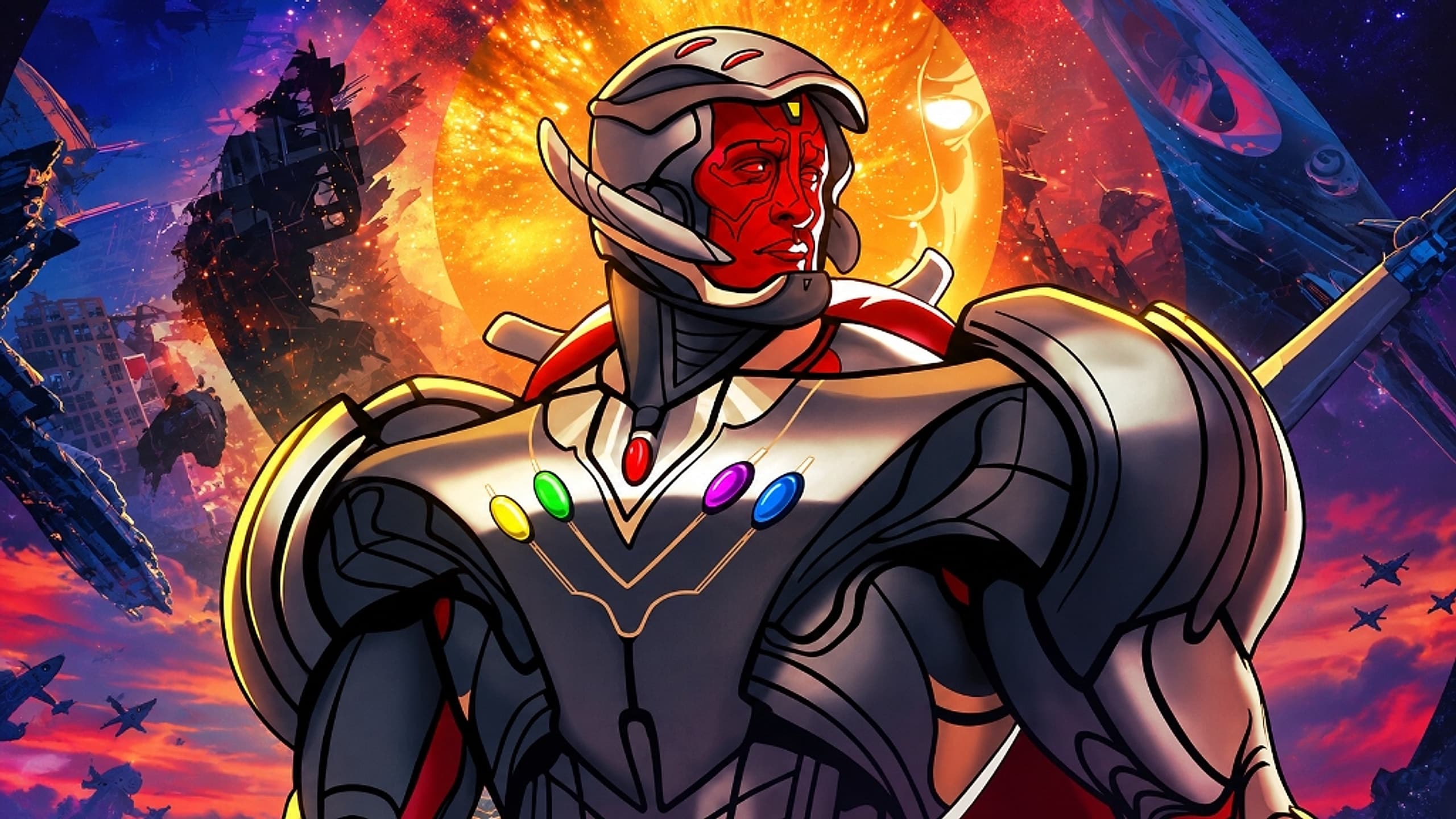 Marvel What If Infinity Ultron Hero Artwork